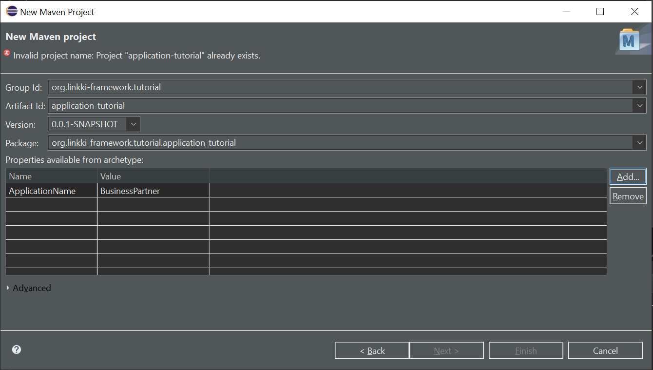 eclipse maven project