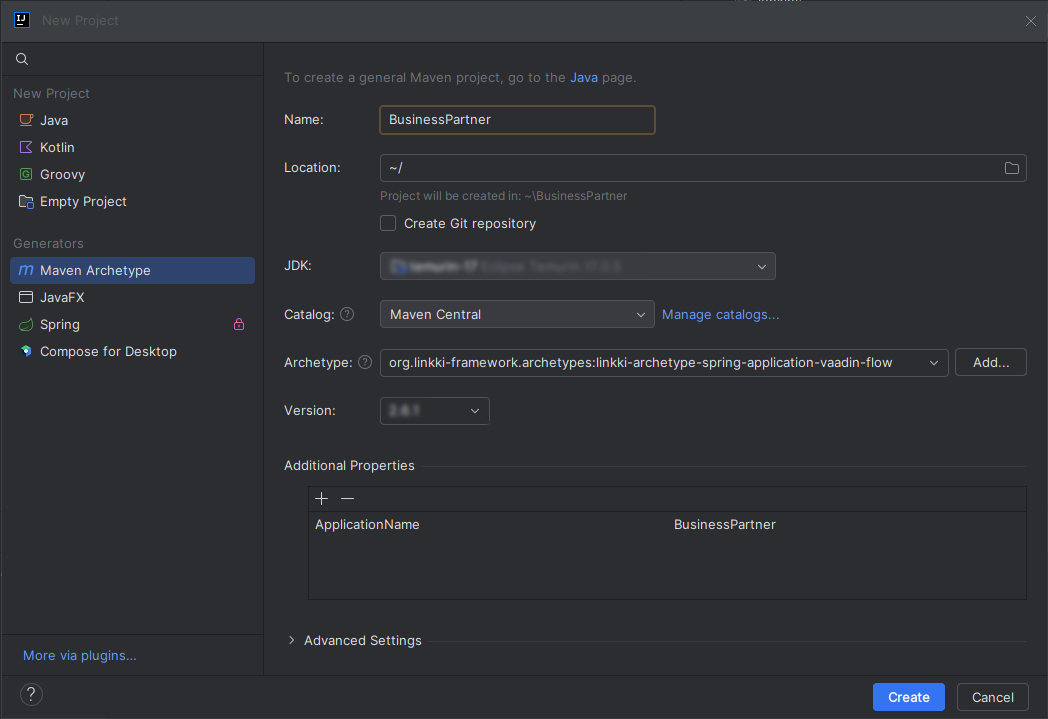 intellij maven project